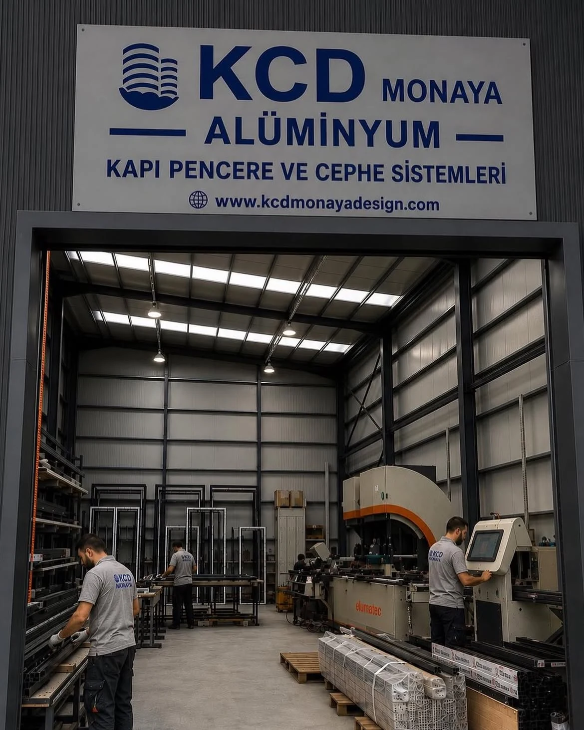 KCD Monaya Gebze Alüminyum İmalat ve Fabrika Alanı